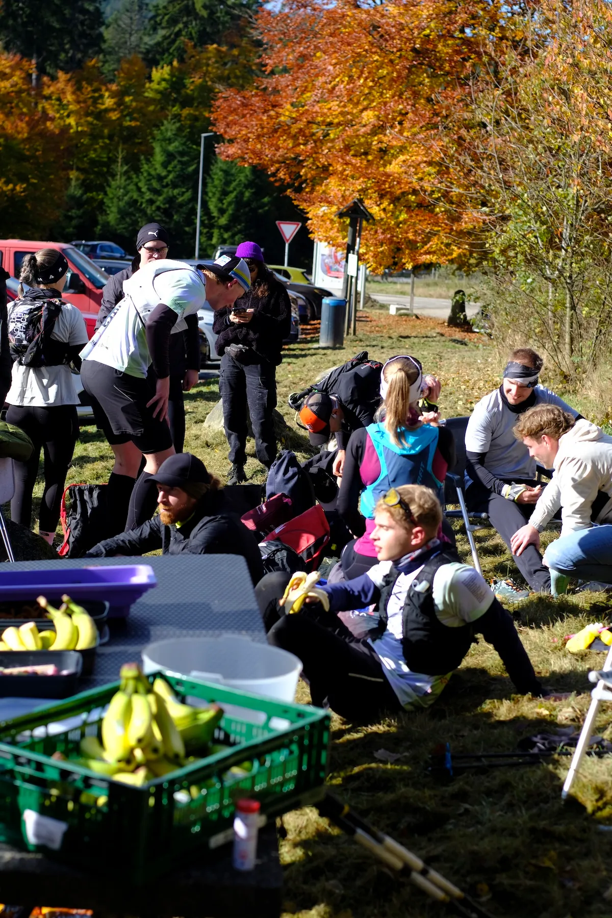 Erste Erschöpfung: Die Kilometer laufen sich dann doch nicht ganz von alleine. Erste Erschöpfung: Die Kilometer laufen sich dann doch nicht ganz von alleine.